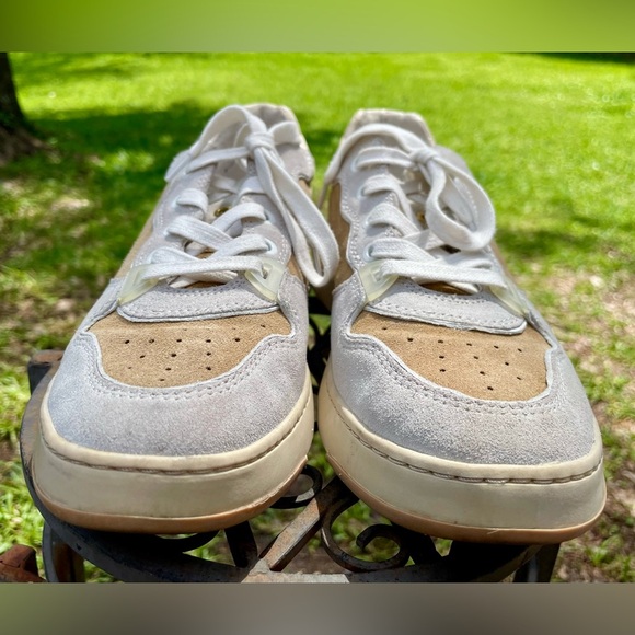 Veronica Beard Sneakers Suede Colorblock Women’s US 7.5 Designer Leather - Picture 5 of 16